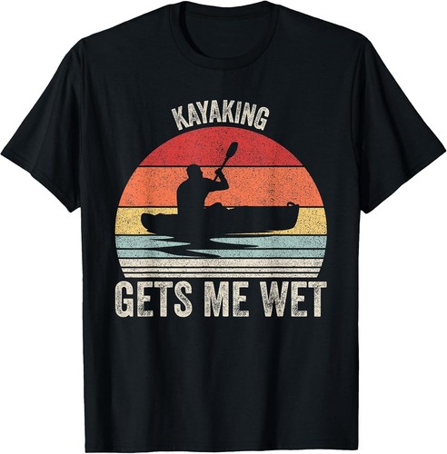 Vintage retro kayaking - vintage,